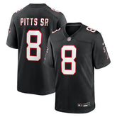 Kyle Pitts Sr. Atlanta Falcons Alternate Game Jersey - Black - Nike
