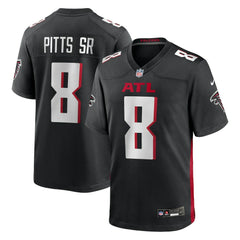 Kyle Pitts Sr. Atlanta Falcons Team Game Jersey - Black - Nike