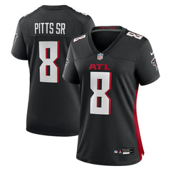 Kyle Pitts Sr. Atlanta Falcons Women's Game Jersey - Black - Nike