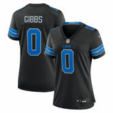 Jahmyr Gibbs Detroit Lions Women's 2nd Alternate Game Player Jersey - Black - Nike