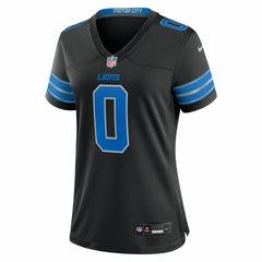 Jahmyr Gibbs Detroit Lions Women's 2nd Alternate Game Player Jersey - Black - Nike