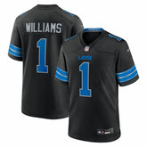 Jameson Williams Detroit Lions Alternate Game Player Jersey - Black - Nike