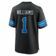 Jameson Williams Detroit Lions Alternate Game Player Jersey - Black - Nike