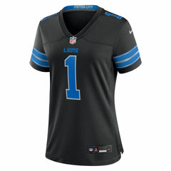 Jameson Williams Detroit Lions Women's 2nd Alternate Game Player Jersey - Black - Nike