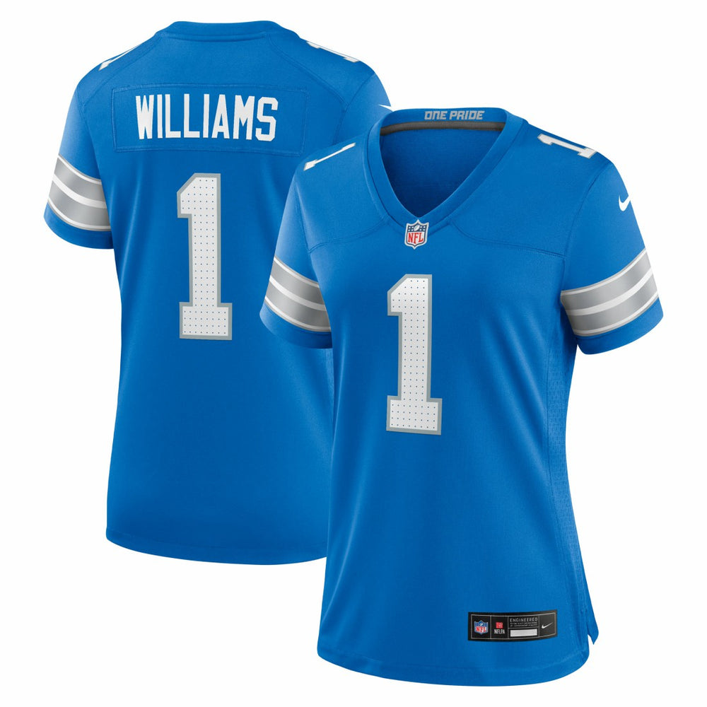 Jameson Williams Detroit Lions Women's Game Player Jersey - Blue - Nike