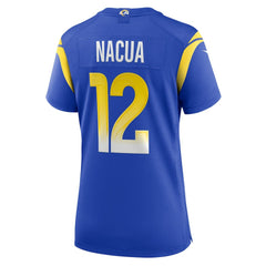 Puka Nacua Los Angeles Rams Women's Game Player Jersey - Royal - Nike