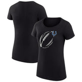 Indianapolis Colts G-III 4Her by Carl Banks Women's Super-Slim Fit Lightweight Subtle Football T-Shirt - Black - NFL