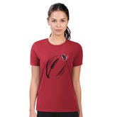 Houston Texans G-III 4Her by Carl Banks Women's Super-Slim Fit Lightweight Subtle Football T-Shirt - Red - NFL