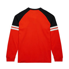 Philadelphia Flyers Mitchell & Ness Thermal Henley Long Sleeve T-Shirt - Orange | NHL near me