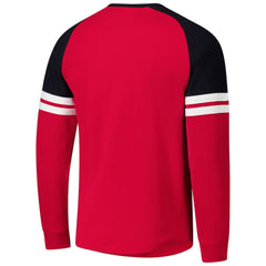 Chicago Blackhawks Mitchell & Ness Thermal Henley Long Sleeve T-Shirt - Red | NHL near me