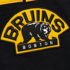 Boston Bruins Mitchell & Ness Legendary Slub Raglan Long Sleeve T-Shirt - Black/Gold | NHL sale