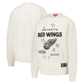 Detroit Red Wings Mitchell & Ness Women's Logo 3.0 Pullover Sweatshirt - Cream | NHL discount