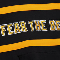 Boston Bruins Mitchell & Ness Head Coach Slogan Pullover Hoodie - Black | NHL discount