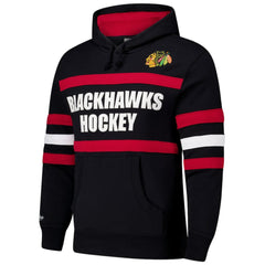Chicago Blackhawks Mitchell & Ness Head Coach Slogan Pullover Hoodie - Black | NHL sale
