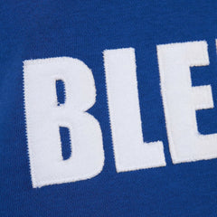 St. Louis Blues Mitchell & Ness Head Coach Slogan Pullover Hoodie - Blue | NHL Lifestyle