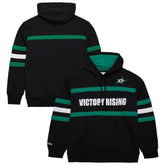 Dallas Stars Mitchell & Ness Head Coach Slogan Pullover Hoodie - Black | NHL Clearance