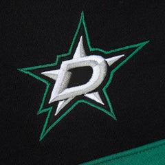 Dallas Stars Mitchell & Ness Head Coach Slogan Pullover Hoodie - Black | NHL Clearance