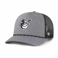Baltimore Orioles '47 Carbon Rope Trucker Adjustable Hat for sale