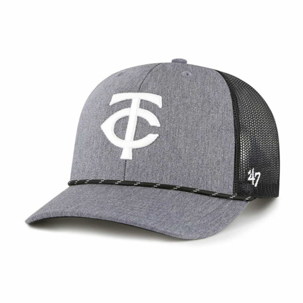 Minnesota Twins '47 Carbon Rope Trucker Adjustable Hat for sale