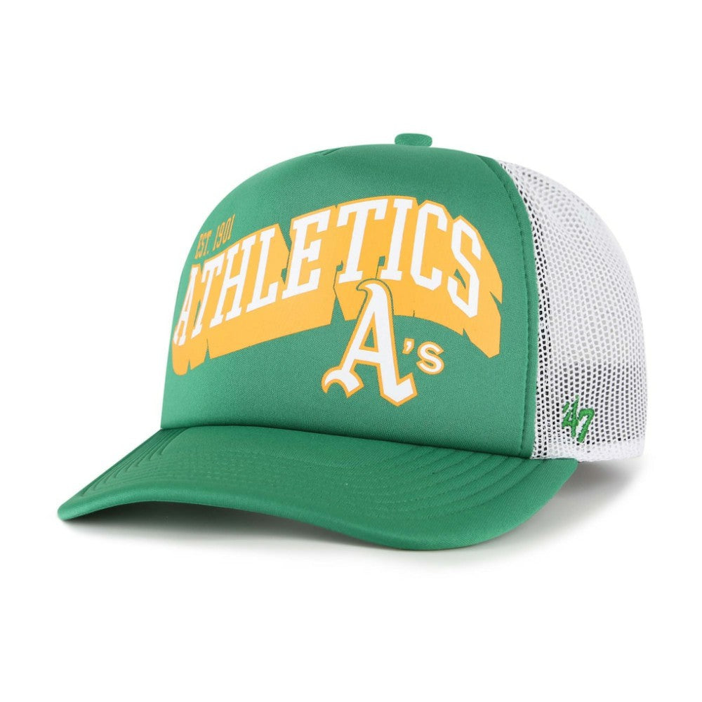 Athletics '47 Meander Foam Trucker Snapback Hat Online