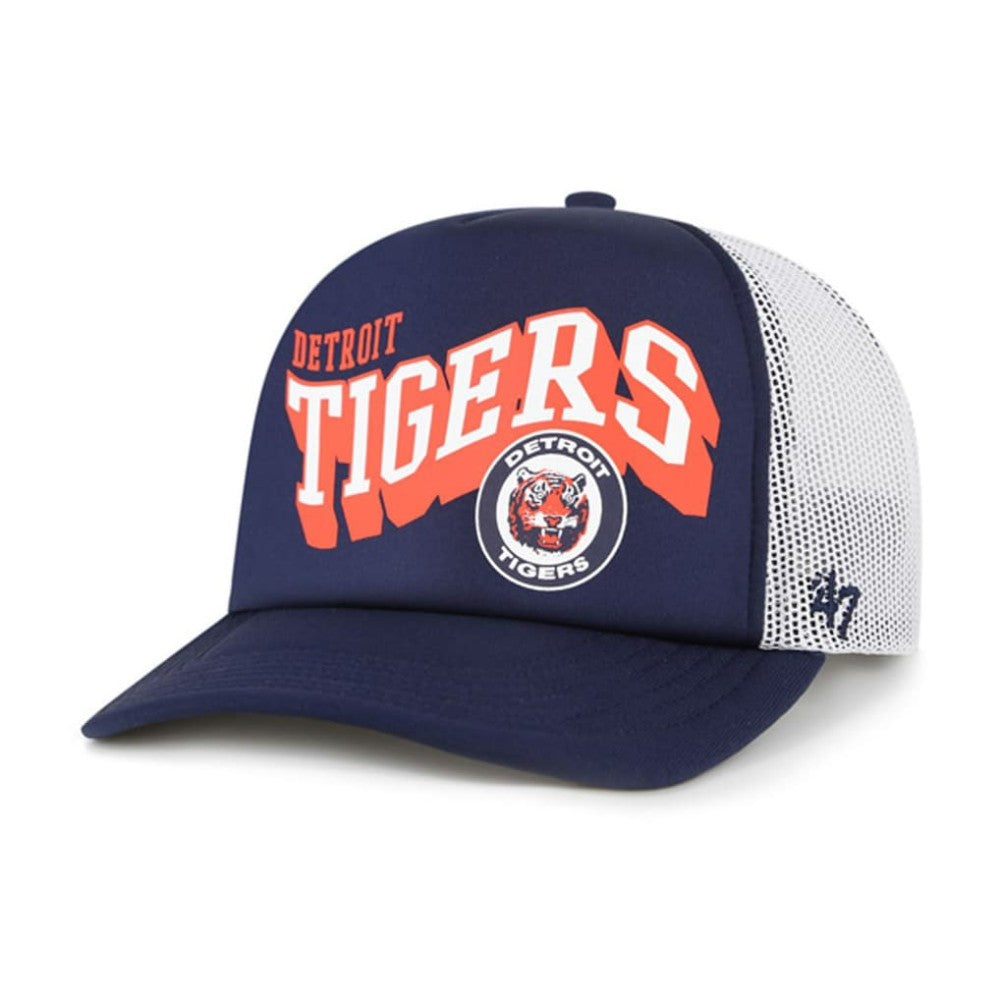 Detroit Tigers '47 Meander Foam Trucker Snapback Hat Near Me