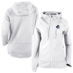 Vancouver Canucks Columbia Omni-Wick Pack It Up Full-Zip Jacket - White | NHL near me