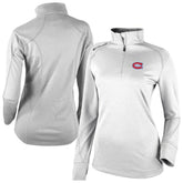 Montreal Canadiens Columbia Women's Omni-Wick Shotgun 2.0 Quarter-Zip Pullover Top - White | NHL discount