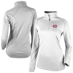 Montreal Canadiens Columbia Women's Omni-Wick Shotgun 2.0 Quarter-Zip Pullover Top - White | NHL discount
