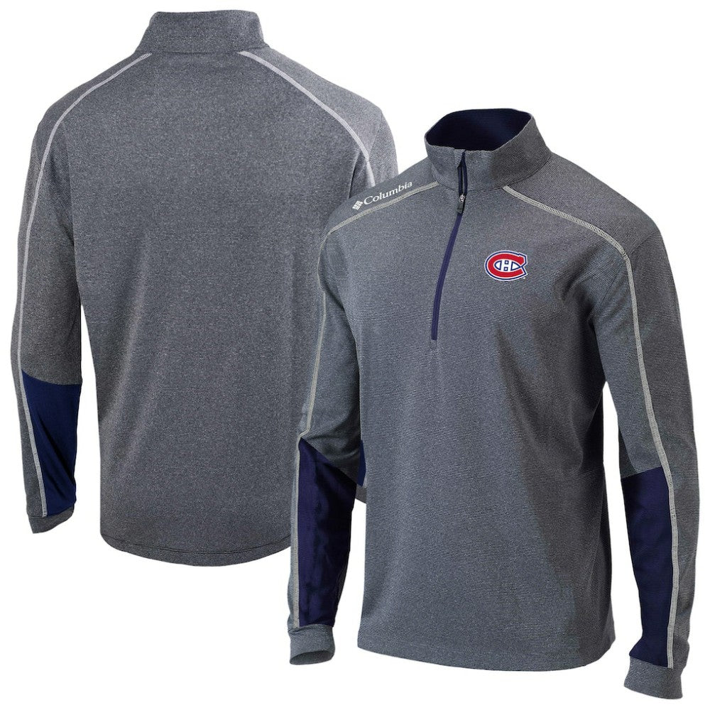 Montreal Canadiens Columbia Omni-Wick Shotgun 2.0 Quarter-Zip Pullover Top - Navy | NHL sale