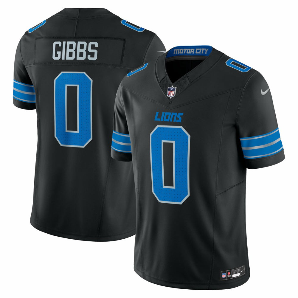 Jahmyr Gibbs Detroit Lions 2nd Alternate Vapor F.U.S.E. Limited Jersey - Black - Nike