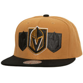 Vegas Golden Knights Mitchell & Ness Soul Triple Up Snapback Hat - Gold | NHL sale