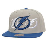 Tampa Bay Lightning Mitchell & Ness Soul Triple Up Snapback Hat - Gray | NHL near me
