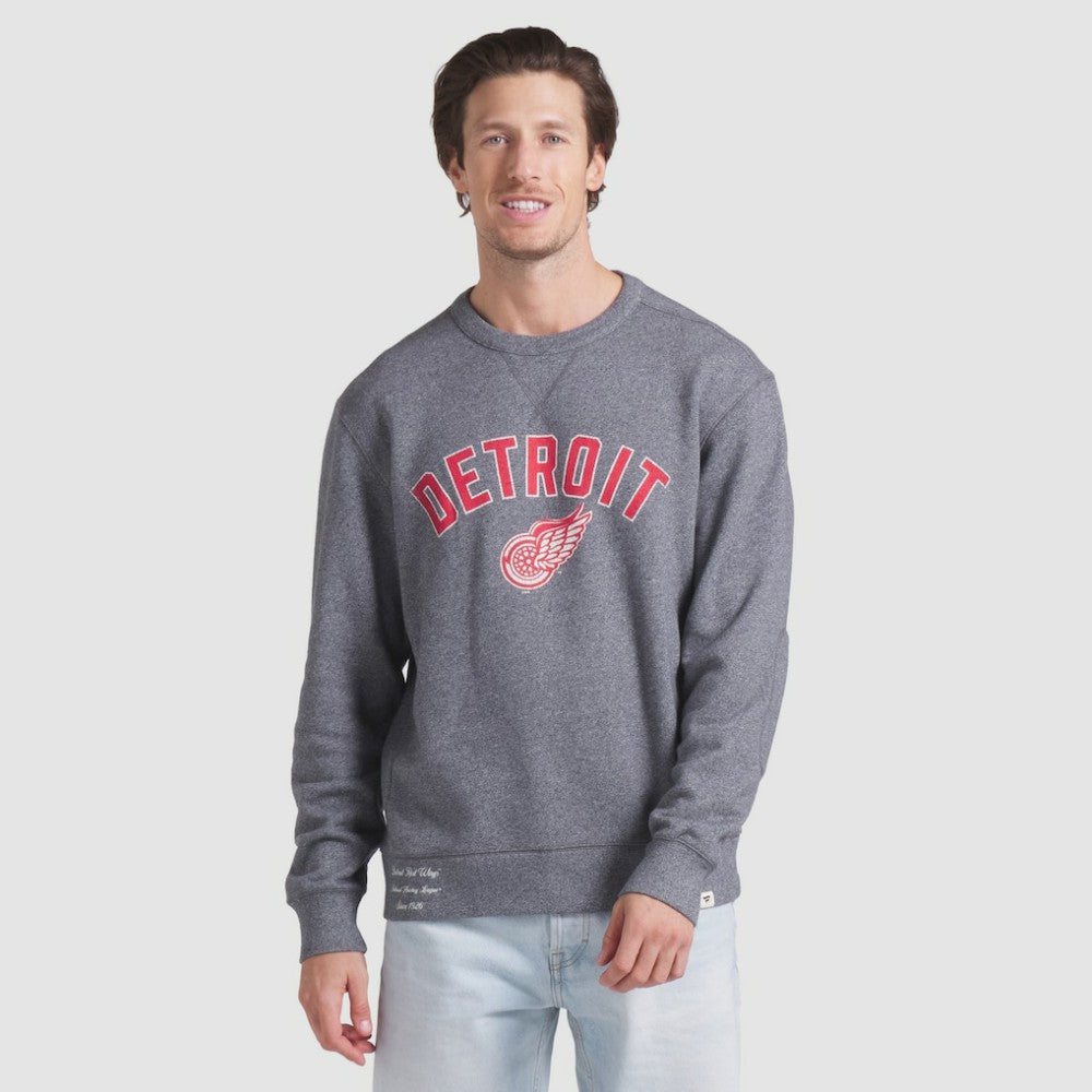 Detroit Red Wings Fanatics Decades Collection Legendary Fleece Pullover Sweatshirt - Heather Gray | Fanatics discount