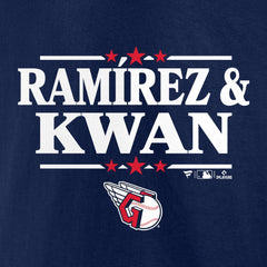 Jose Ramirez & Steven Kwan Cleveland Guardians Election Player T-Shirt for sale