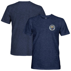 Manchester City 1863FC Color Badge Retro Tri-Blend T-Shirt Navy