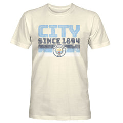 Manchester City 1863FC Retro Stripes T-Shirt Tan