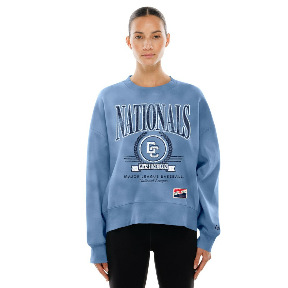 Washington Nationals New Era Women's 2025 City Connect Pullover Sweatshirt Outlet