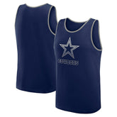 Dallas Cowboys Logo Athletic Unmatched Success Tank Top - Navy - NFL