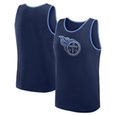 Tennessee Titans Logo Athletic Unmatched Success Tank Top - Navy - NFL