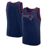 New England Patriots Logo Athletic Unmatched Success Tank Top - Navy - NFL