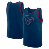 Houston Texans Logo Athletic Unmatched Success Tank Top - Navy - NFL