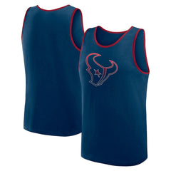 Houston Texans Logo Athletic Unmatched Success Tank Top - Navy - NFL