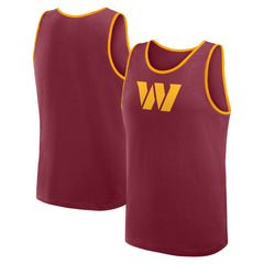 Washington Commanders Logo Athletic Unmatched Success Tank Top - Burgundy - NFL