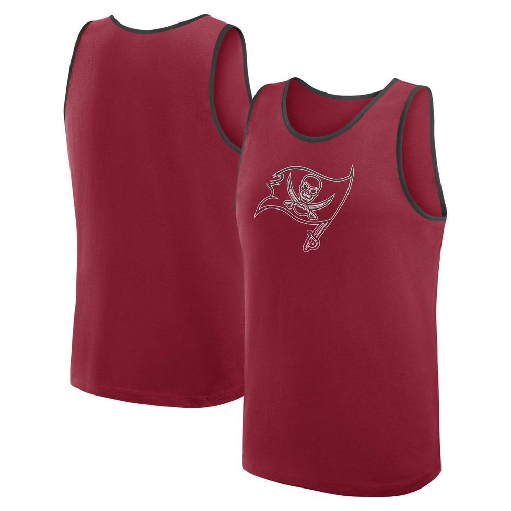 Tampa Bay Buccaneers Logo Athletic Unmatched Success Tank Top - Red - NFL