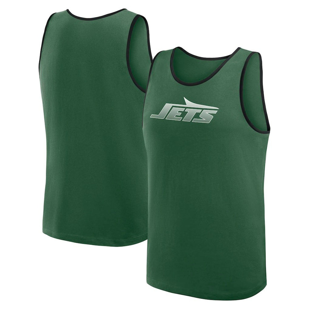 New York Jets Logo Athletic Unmatched Success Tank Top - Green - NFL