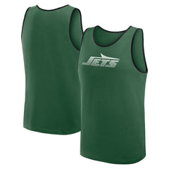 New York Jets Logo Athletic Unmatched Success Tank Top - Green - NFL