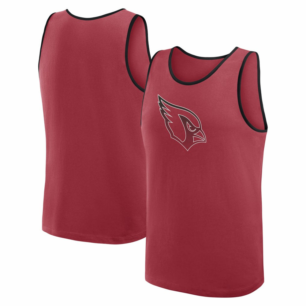 Arizona Cardinals Logo Athletic Unmatched Success Tank Top - Cardinal - NFL