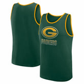 Green Bay Packers Logo Athletic Unmatched Success Tank Top - Green - NFL