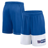 New York Giants Logo Athletic Best of the Best Shorts - Royal - NFL