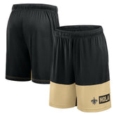 New Orleans Saints Logo Athletic Best of the Best Shorts - Black - NFL